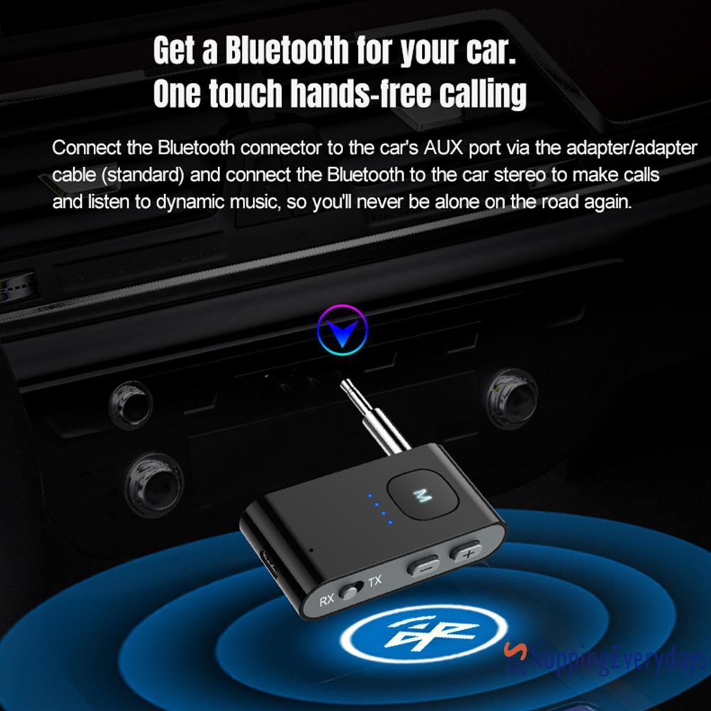 Thiết Bị Nhận Tín Hiệu Âm Thanh Bluetooth 5.0 Edr 3.5mm Usb Chuyên Dụng