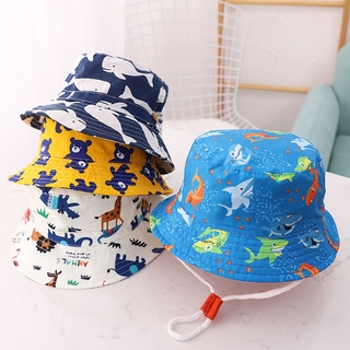 【RYT】Mũ Cho Bé Vành Tròn Size Từ 12 Tháng Đến 5 Tuổi Họa Tiết Dễ Thương Cute