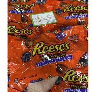 Socola Bơ Đậu Phộng Reese's Miniature Cups gói 311g