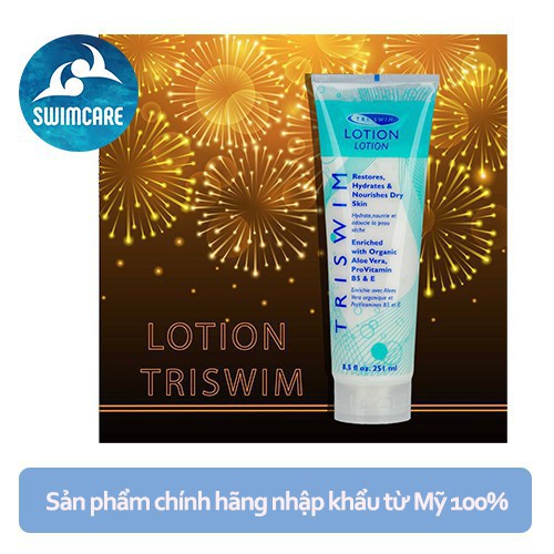 (giảm giá) Sữa dưỡng da dành cho người đi bơi TRISWIM 251ml