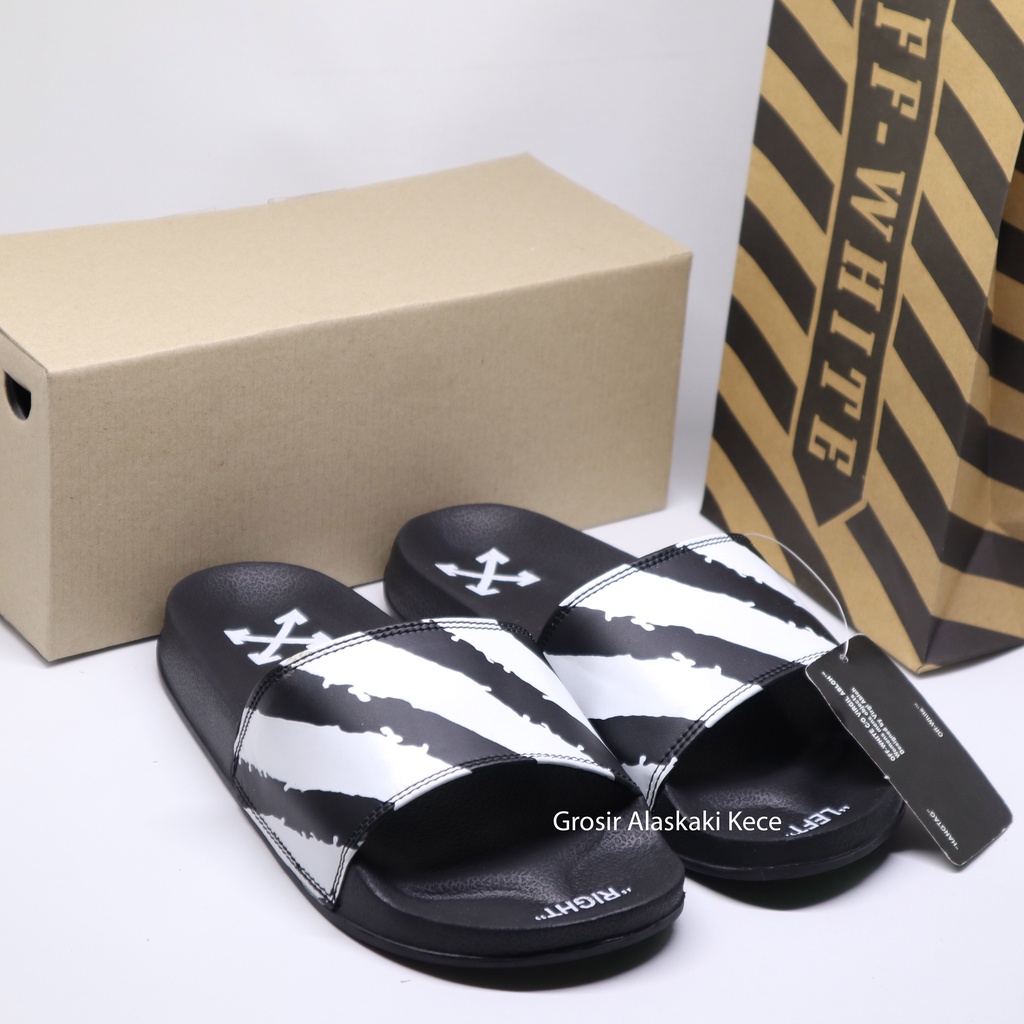 OFF WHITE Sandal Trượt Cho Nam Và Nữ