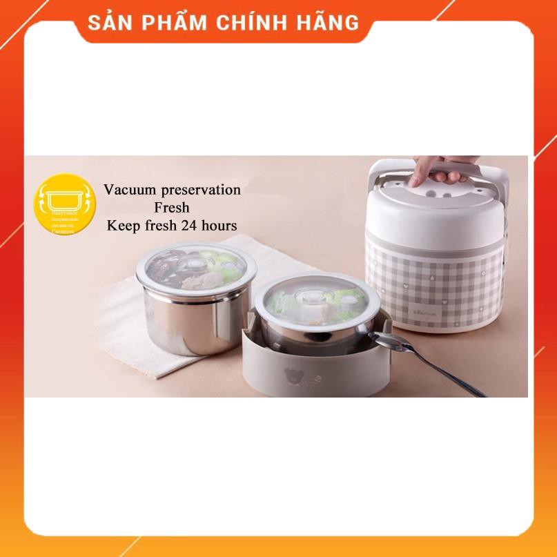 Hộp cơm cắm điện Bear DFH-A20D1, nấu chín và hâm nóng thực phẩm