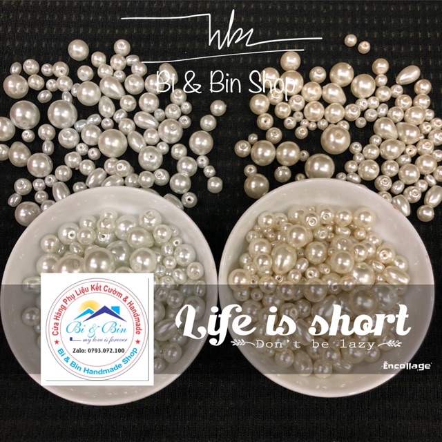 Hạt Chuỗi Ngọc Hạt Trai Nhân Tạo Làm Phụ Kiện Trang Sức Handmade