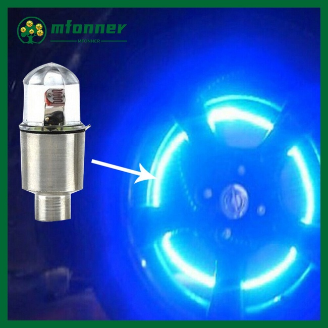 Bộ 4 Vỏ Bọc Van Bánh Xe Có Đèn Led Cảm Biến Thông Minh Cho Xe Hơi