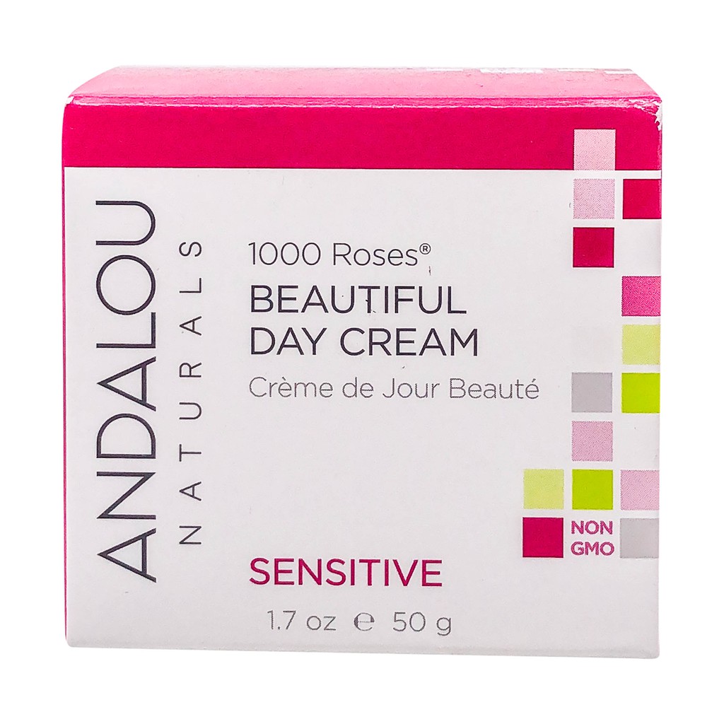 Kem dưỡng ngày Andalou Naturals 1000 ROSES BEAUTIFUL Day Cream cho da siêu nhạy cảm