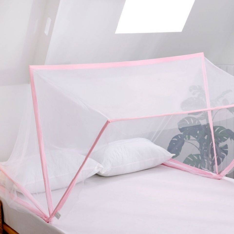 Gấp Mosquito Net Cài đặt miễn phí Có thể gập lại Đơn đôi Di động Không đáy Sinh viên Ký túc xá Cửa hàng Upper Trang chủ