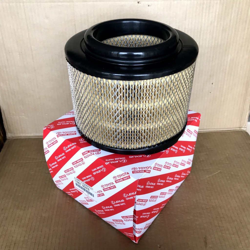 Lọc gió động cơ (Air Filter) - Toyota Innova ( tròn, đời cũ ), Fortuner, Hilux ~2015, Everest 2010 -xăng    # 17801-OC01