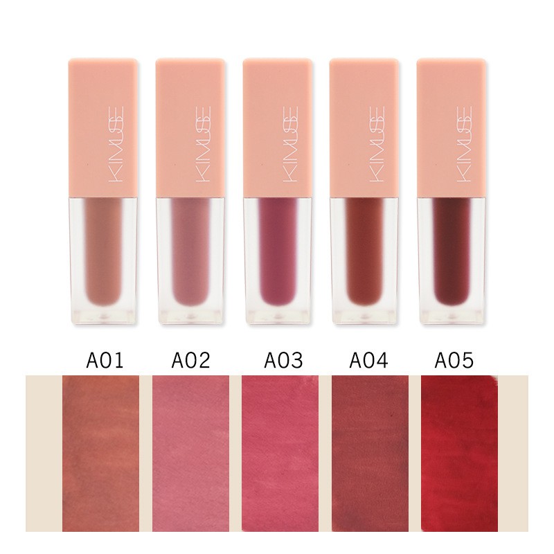 VEET (Hàng Mới Về) Set 5 Thỏi Son Kem Kimuse Tông Lì Chống Nước Lâu Trôi | BigBuy360 - bigbuy360.vn