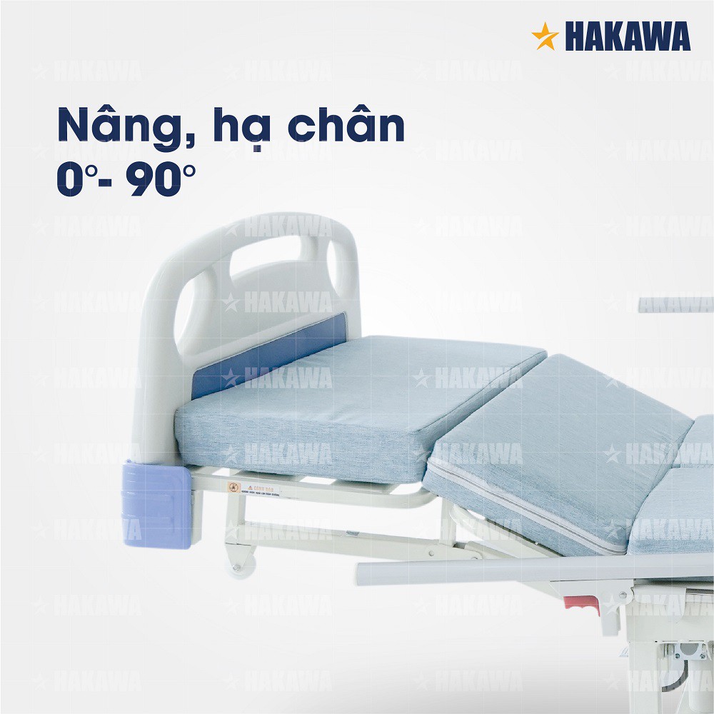 Giường y tế điều khiển bằng remote HAKAWA HK-D95 - Phân phối chính hãng - Bảo hành 2 năm chính hãng