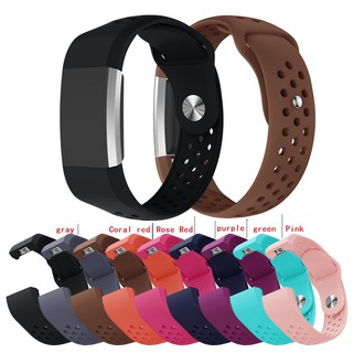 Dây đeo silicon thay thế cho đồng hồ thông minh Fitbit Charge 2