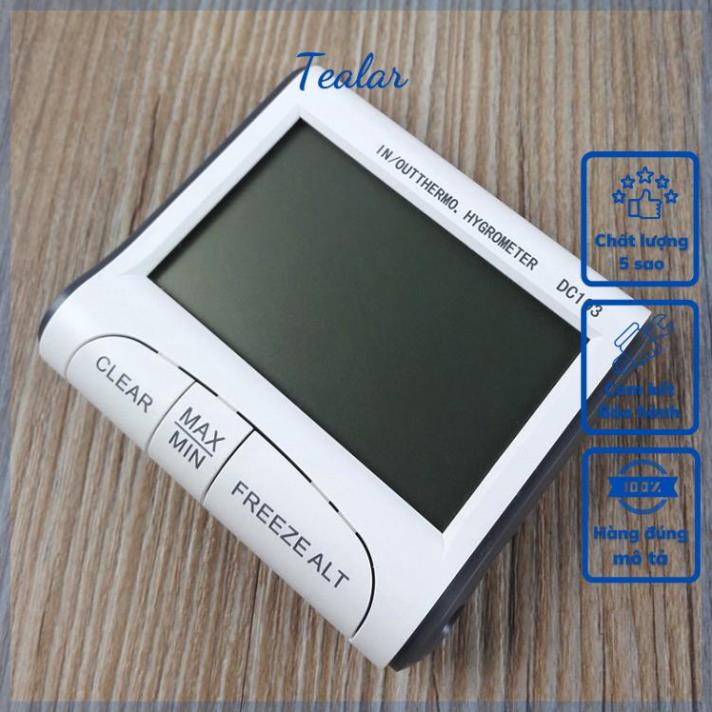 Máy Đo Nhiệt Độ Độ Ẩm 💗FREESHIP💗 Đồng Hồ Đo Nhiệt Độ Độ Ẩm Trong Phòng DC103
