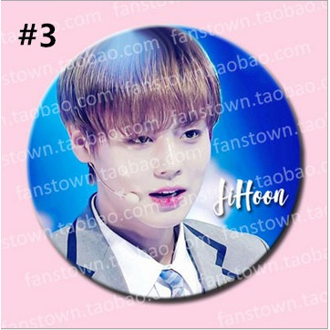 Huy Hiệu Hình Park Ji Hoon Cho Fan Wanna One