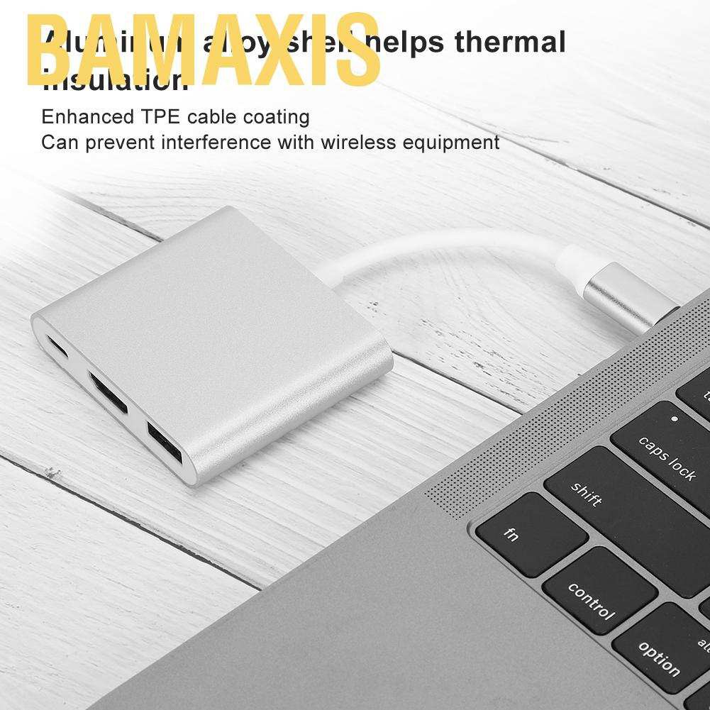 Cáp Chia Cổng Usb 3.1 4k Hd C 3 Trong 1 Tiện Dụng