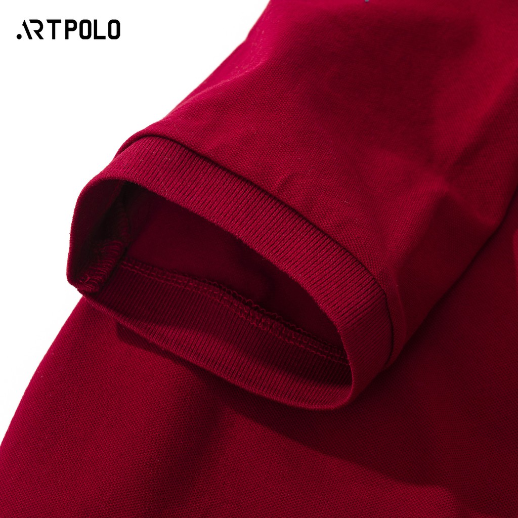 Áo Polo Nam cổ bẻ vải Cá sấu Cotton trẻ trung màu Đỏ đô PLD - ARTPOLO