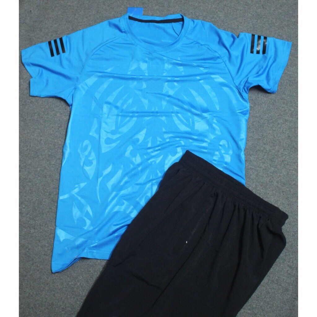 Bộ thể thao nam thun lạnh ép vân One3, phom 40-75kg | BigBuy360 - bigbuy360.vn