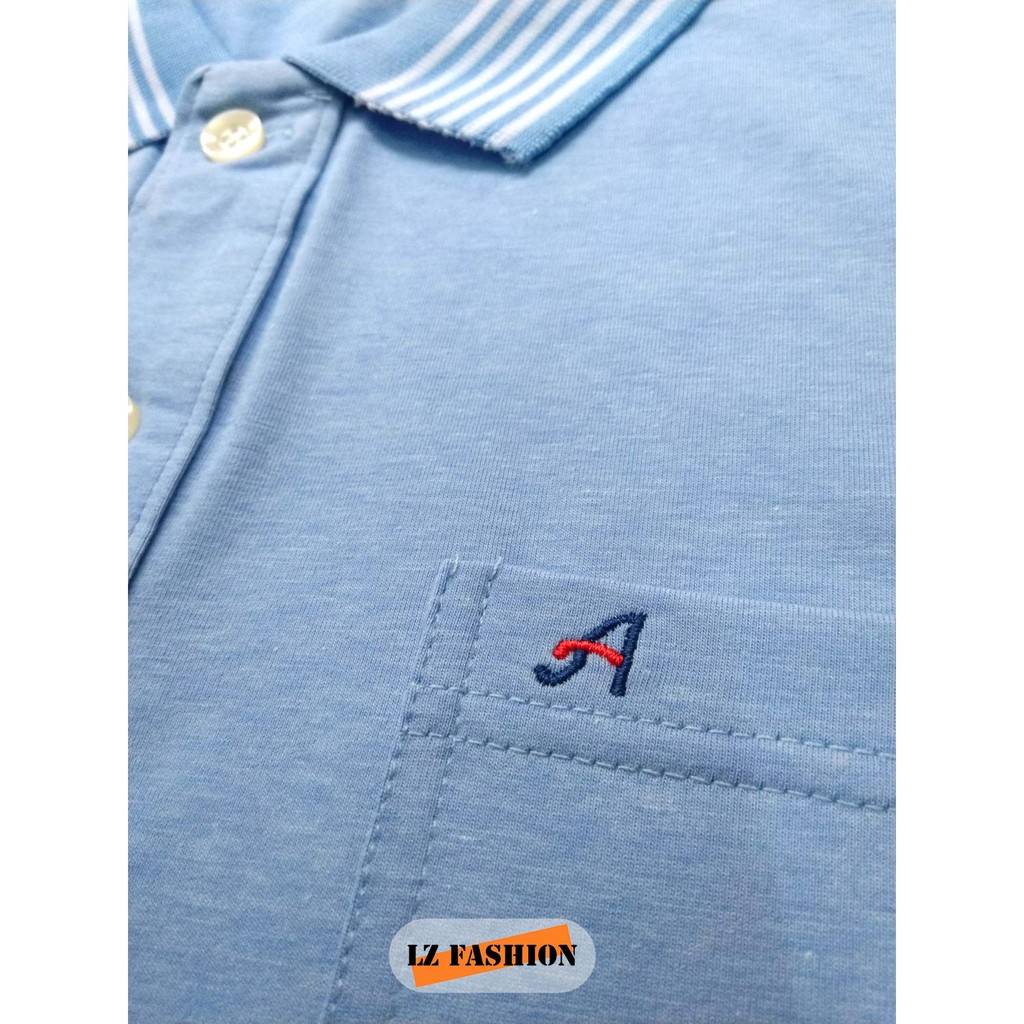 Áo thun polo nam thời trang cổ sọc có túi, chất thun cotton mềm mịn - LZ FASHION - PS088 | BigBuy360 - bigbuy360.vn