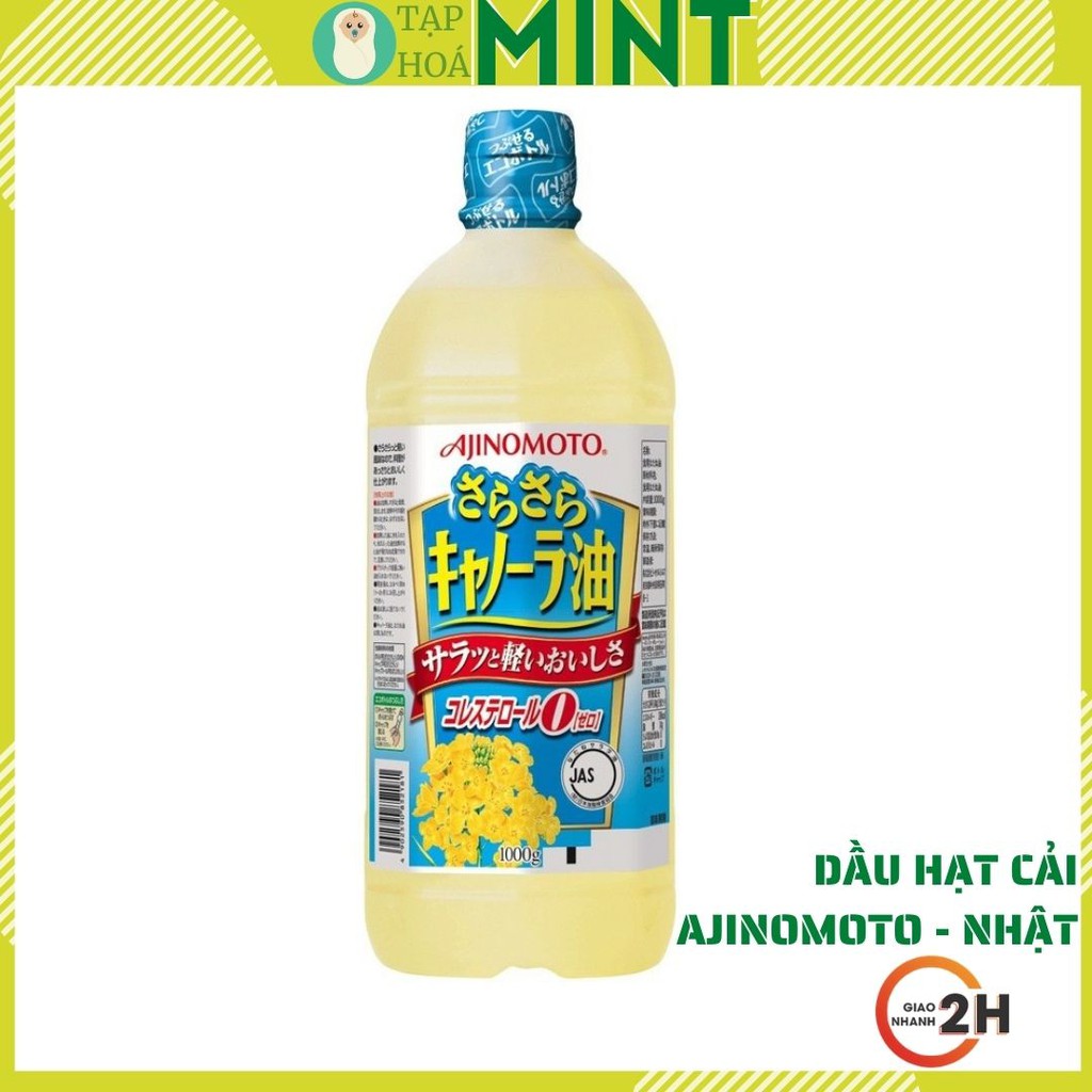 Dầu ăn hạt cải Ajinomoto bổ sung Omega bé ăn dặm - Tạp hoá mint