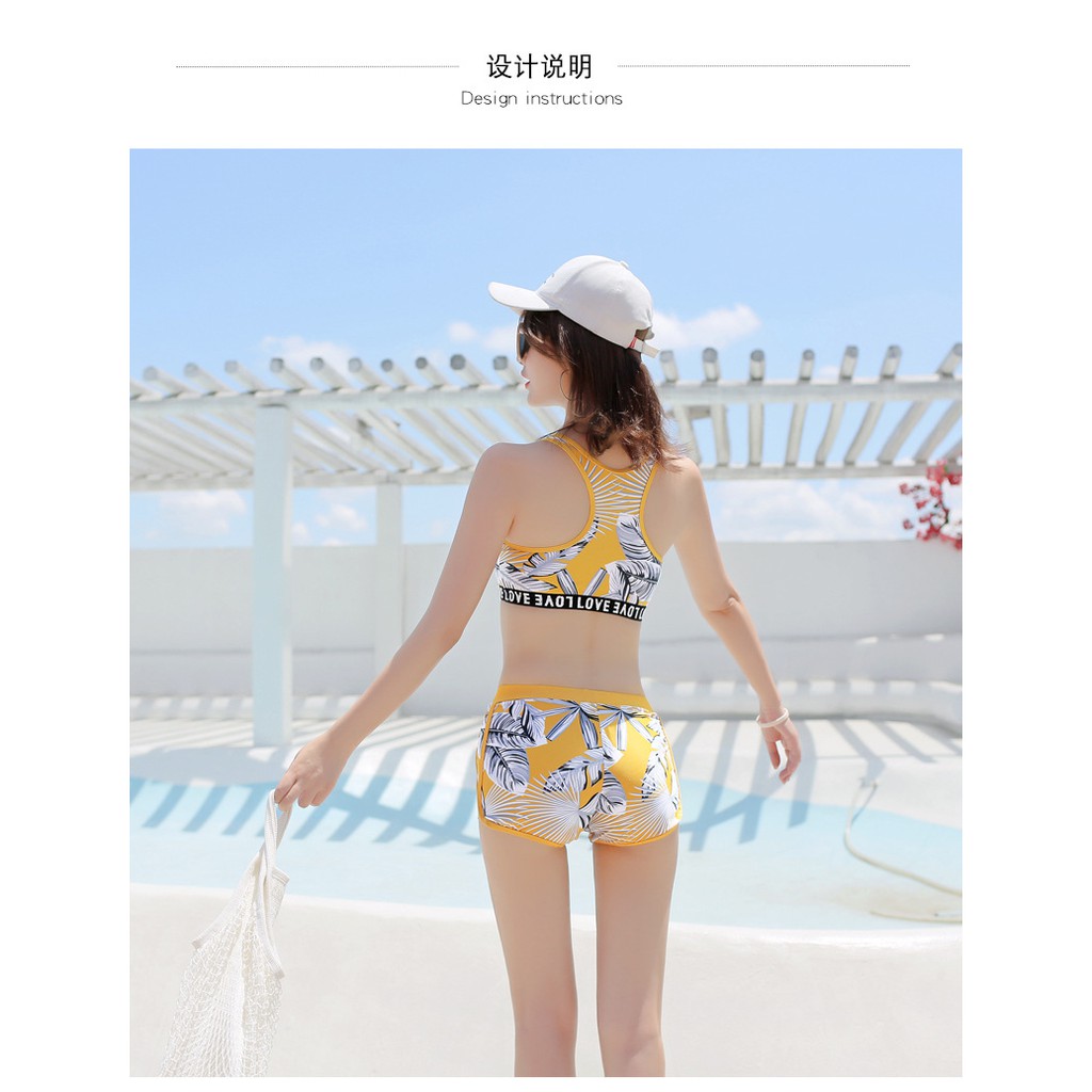Áo tắm nữ dáng thể thao, đồ bơi năng động, bikini 3 chi tiết | BigBuy360 - bigbuy360.vn