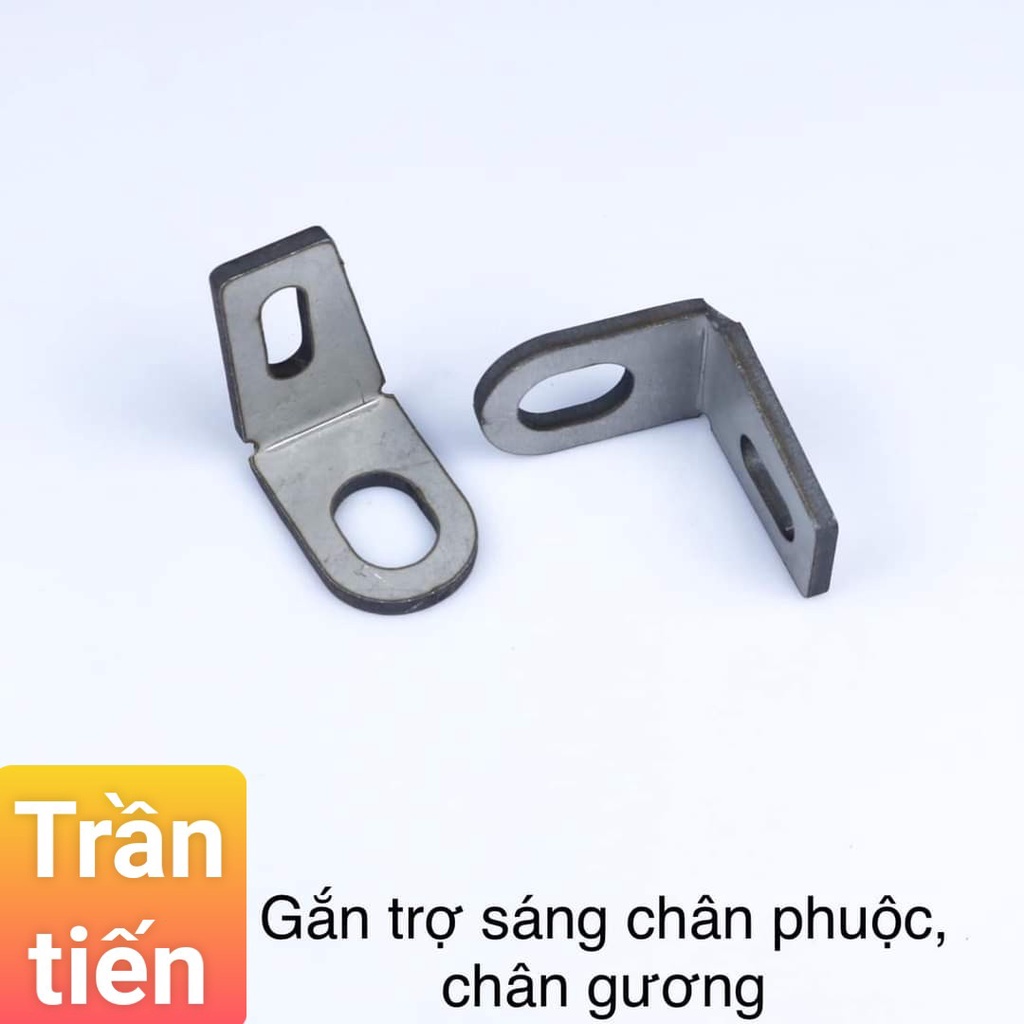 Pát Gắn Trợ Sáng Chữ L Dày gắn xe máy