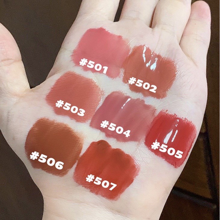 Son tint bóng con nhím GOGO TALES CAPPUVINI Water Light Sweet Ripple Lip Gloss Air GogoTales làm đôi môi căng mọng
