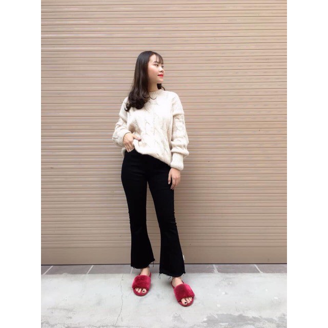 Quần loe đen [ảnh+video thật]