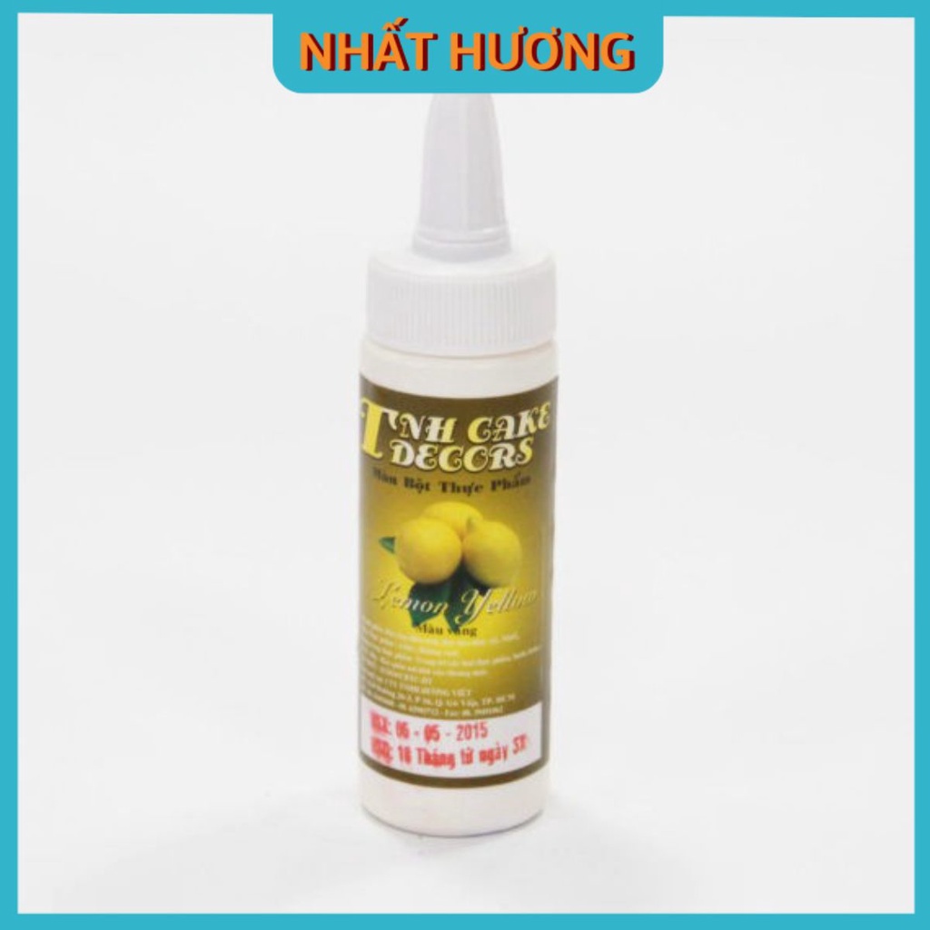 Màu Bột Xịt Thực Phẩm Màu Vàng Chanh- Lemon Yellow