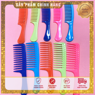 Lược răng thưa chải tóc xoăn, tóc rối giá rẻ bền đẹp