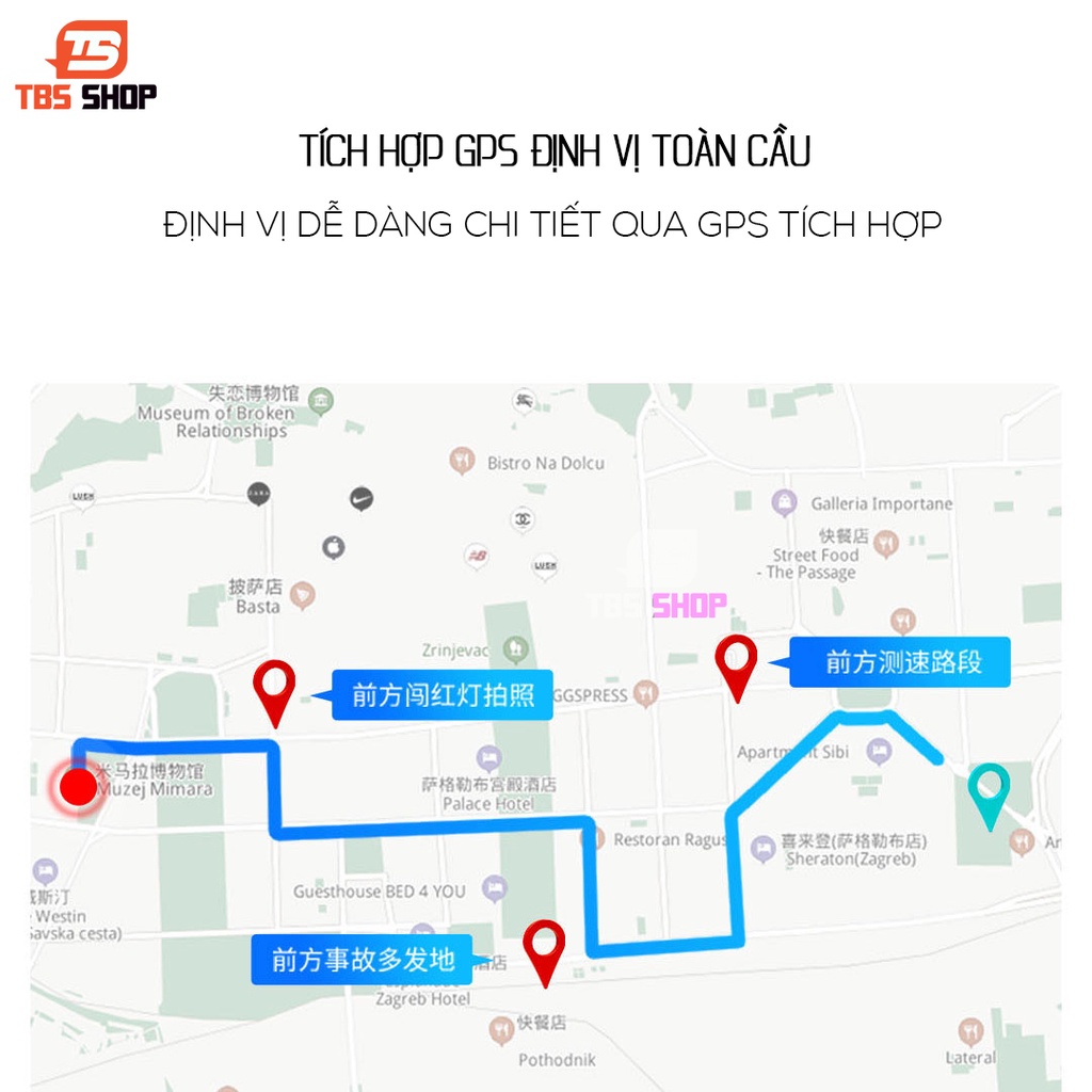 Camera hành trình ô tô Xiaomi 70mai A500S PRO PLUS QUỐC TẾ