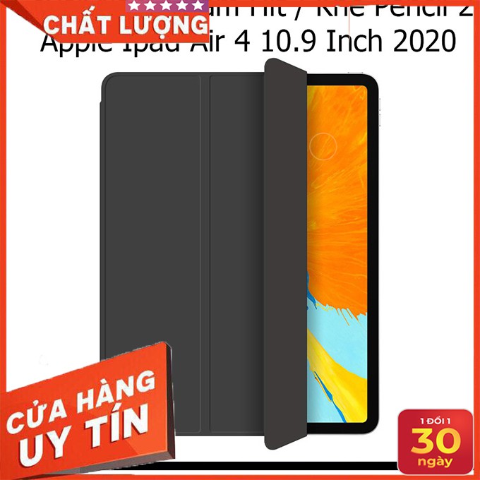 Bao Da Apple Ipad Air 4 10.9 Inch 2020 Cover Nam Châm Hỗ Trợ Pencil 2