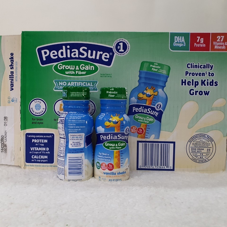 Sữa nước Grow & Gain shake, chai 237 mL, Pediasure, Mỹ, cho bé từ 1 tuổi