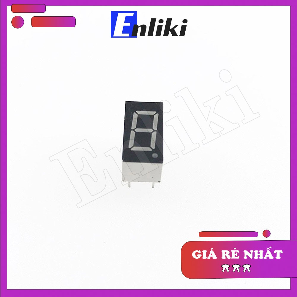 Led 7 thanh 0.36inch 1 Số màu đỏ (Katot Chung)