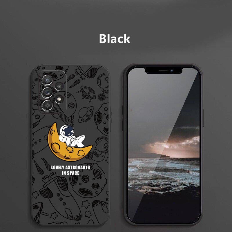 Ốp Điện Thoại In Hình Phi Hành Gia Thời Trang Cho Samsung Galaxy A13 A23 A33 A53 A73 A12 A22 A32 A52 A72 4G 5G A51 A71 A50 A50S A30S