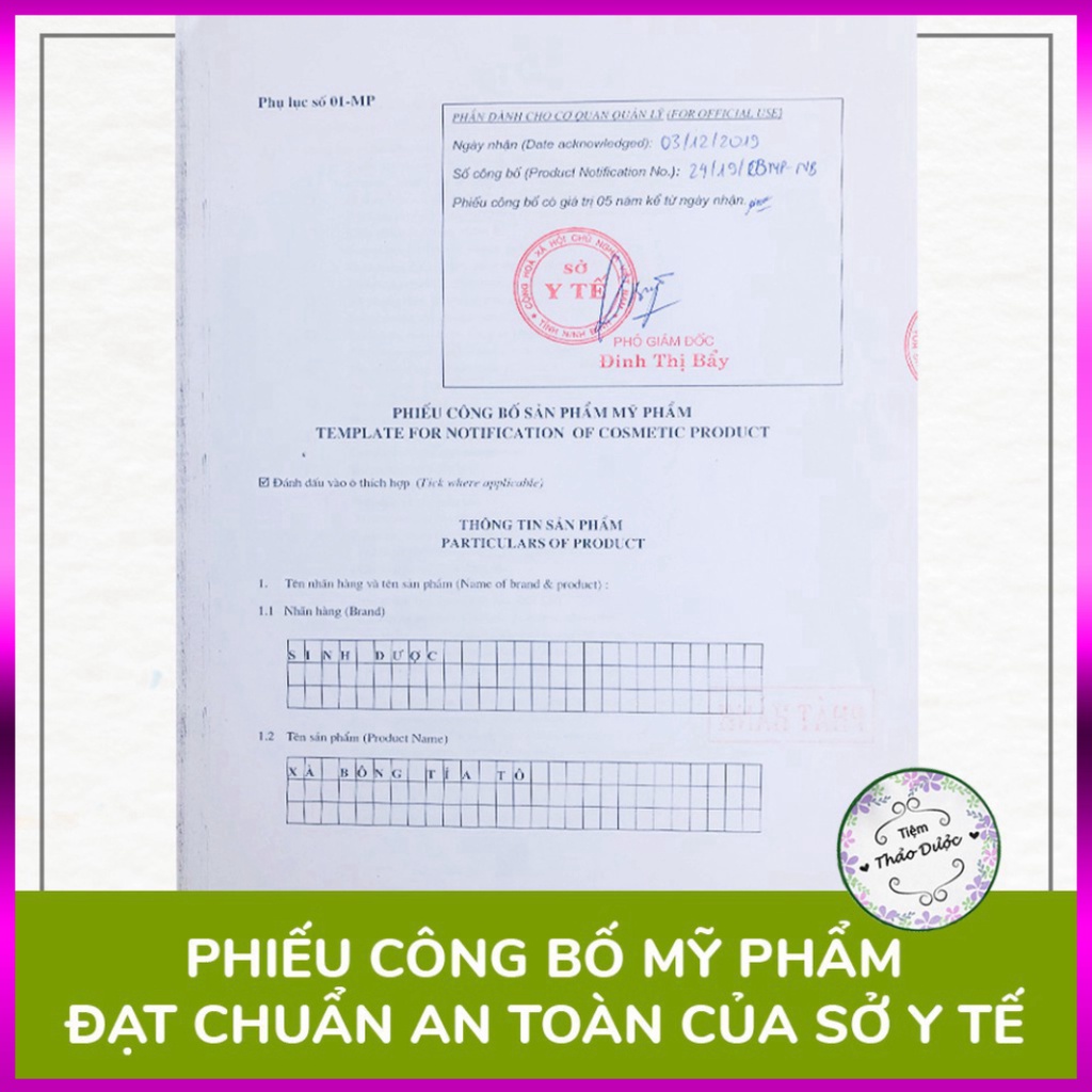 Xà Phòng Xà bông Tía Tô 100% Phòng CảmGiải ĐộcLàm Mát DaDạng Sáp 100gr Hàng Chính Hãng- bb.case99