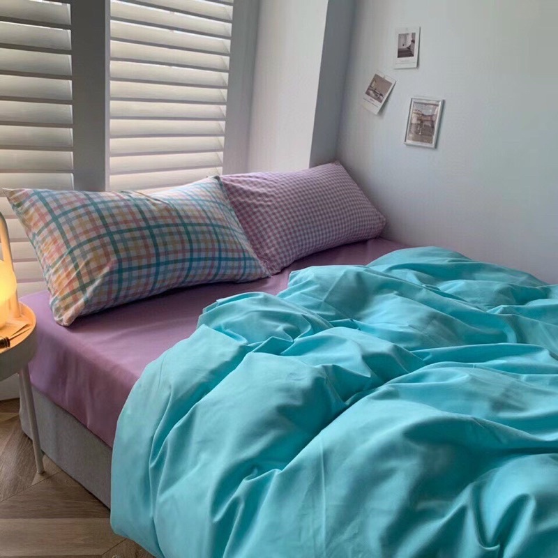 Set Chăn Ga Gối Cotton Tc kẻ Phối | BigBuy360 - bigbuy360.vn