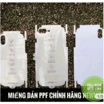 (Giảm Giá Cực Sốc)Miếng dán Film PPF mặt lưng sau cho iphone XR-Kiện Siêu Rẻ VN