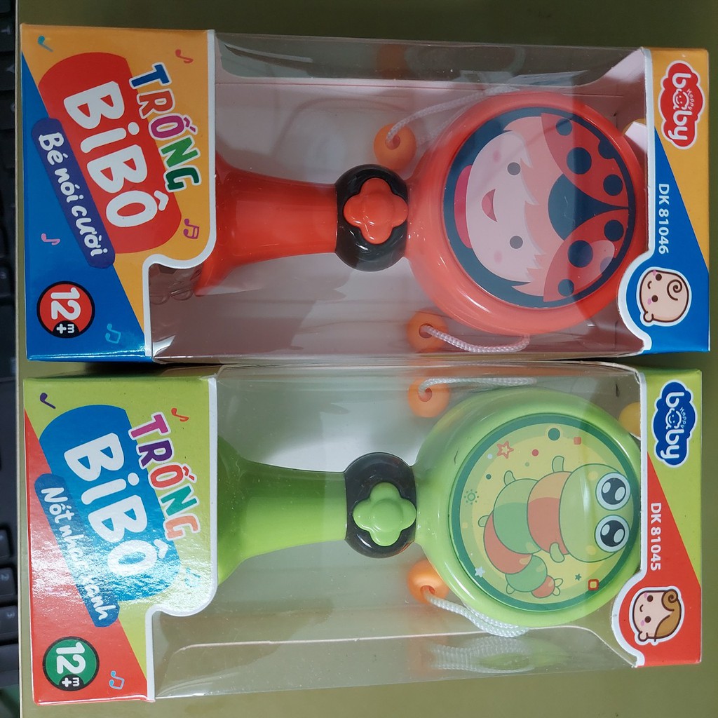Đồ Chơi Trống Lúc Lắc, Lục Lạc Có Nhạc -DUKA TOYS , An Toàn Cho Trẻ