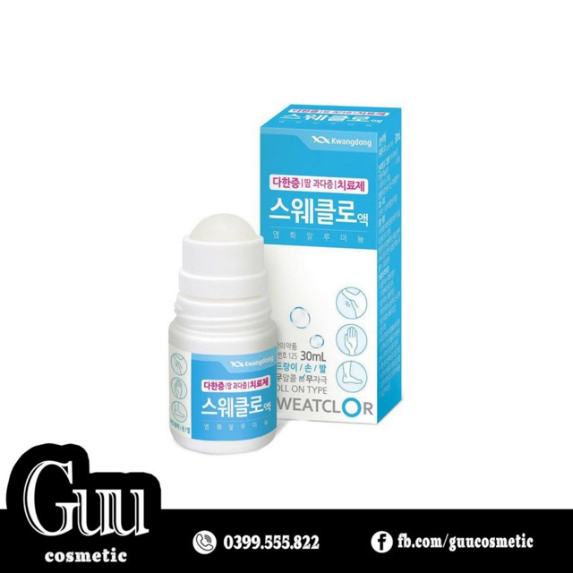 Lăn khử mùi Kwangdong Sweatclor 30ml Hàn Quốc