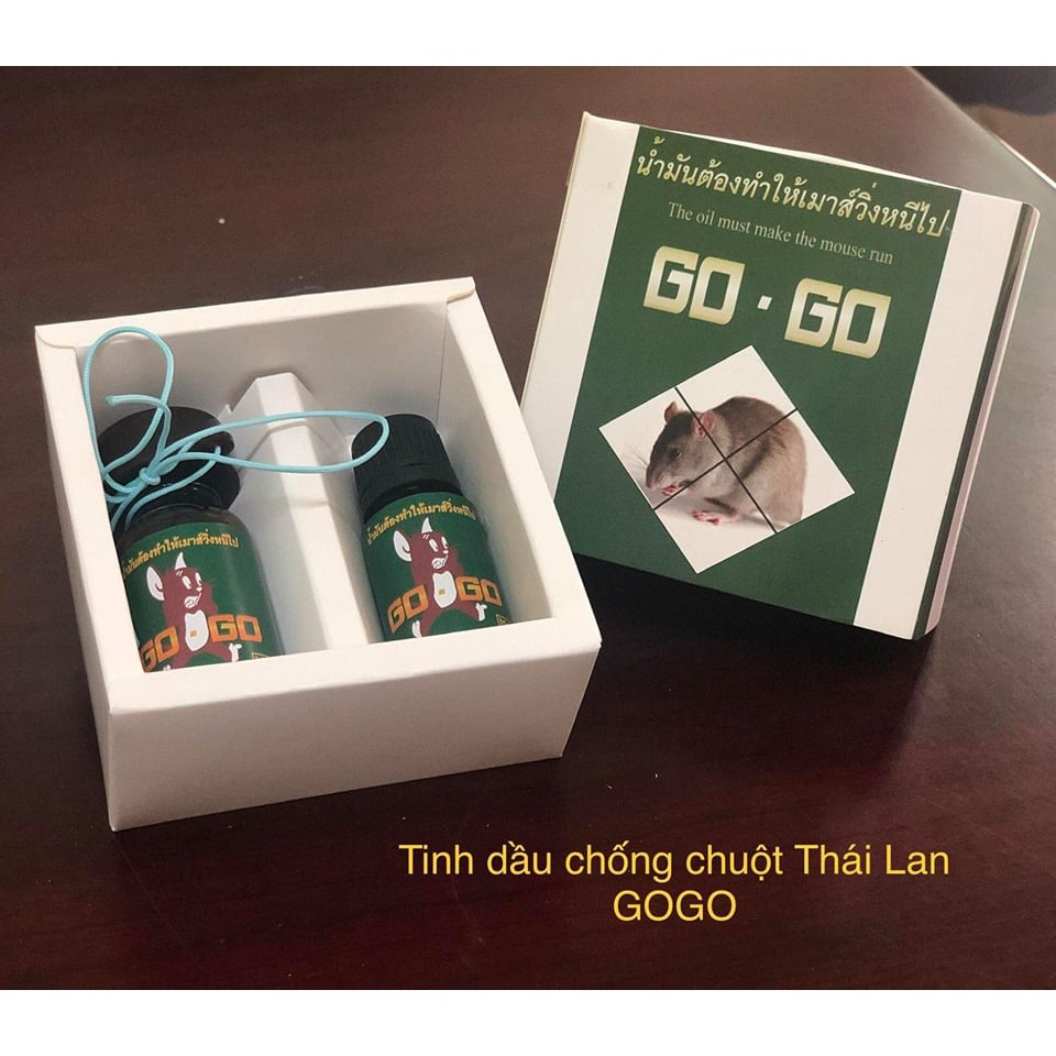 <COMBO 2 LỌ> Tinh dầu chống chuột khoang máy GOGO - THAILAND