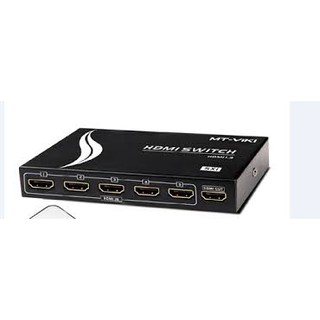 Switch HDMI 5 --> 1 Có Remote (HD 501). Bộ chuyển mạch vào 5 HDMI ra 1 HDMI. Vi Tính Quốc Duy