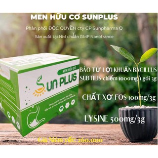 combo sữa non men hữu cơ sunplus