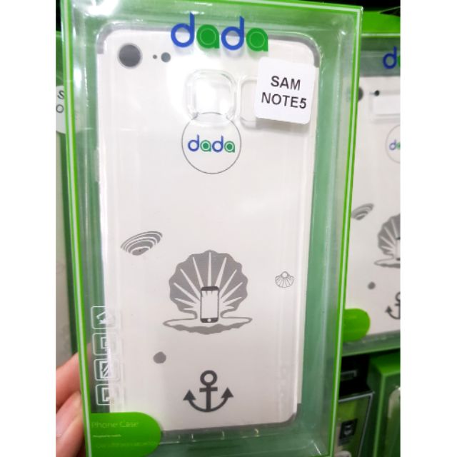 Ốp lưng Samsung Note 5 dẻo hộp trong suốt chống vàng ố cao cắp