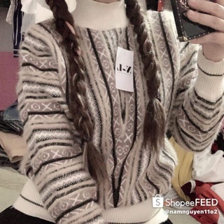 ( ảnh thật) áo Len cổ lọ, lông cừu cao cấp