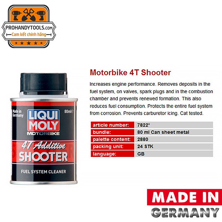 Phụ Gia Tẩy Cặn Carbon Liqui Moly 7916 – Đức