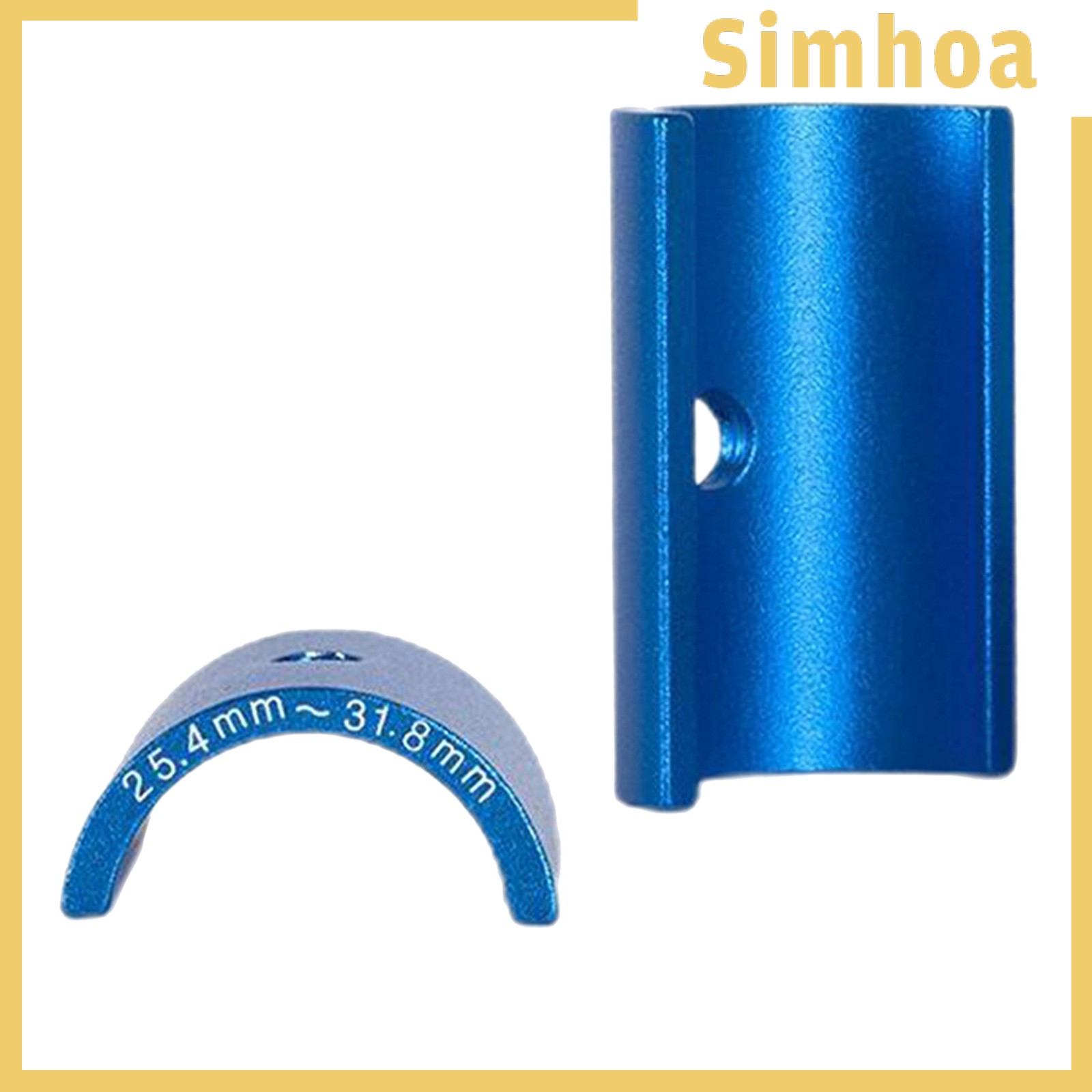 [SIMHOA] Bike Stem 25.4 to 31.8mm Shim Handlebar Adapter Spacer - 1 Pair