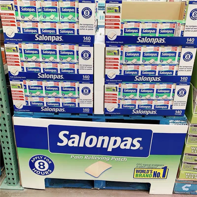 MIẾNG DÁN SALONPAS  MỸ 7 GÓI x 20 MIẾNG
