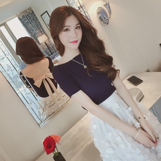 Áo thắt nơ lưng ( Kèm Video hình thật )