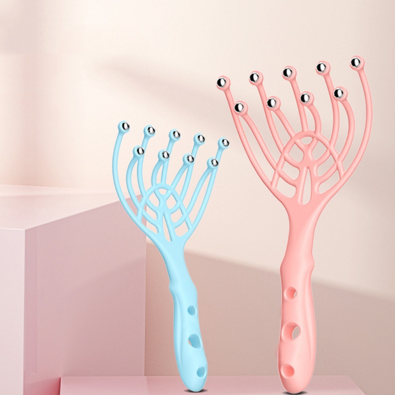 Dụng Cụ Mát Xa Da Đầu 9 Móng Bằng Thép Chất Lượng Cao