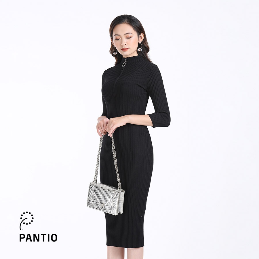 Đầm len body thiết kế dài tay kiểu dáng sang trọng dáng ôm FOL037 - PANTIO