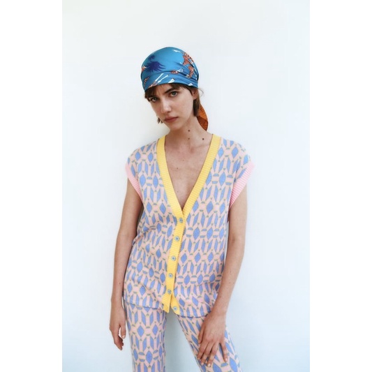 Áo len ghile Zara auth new full tag form rộng