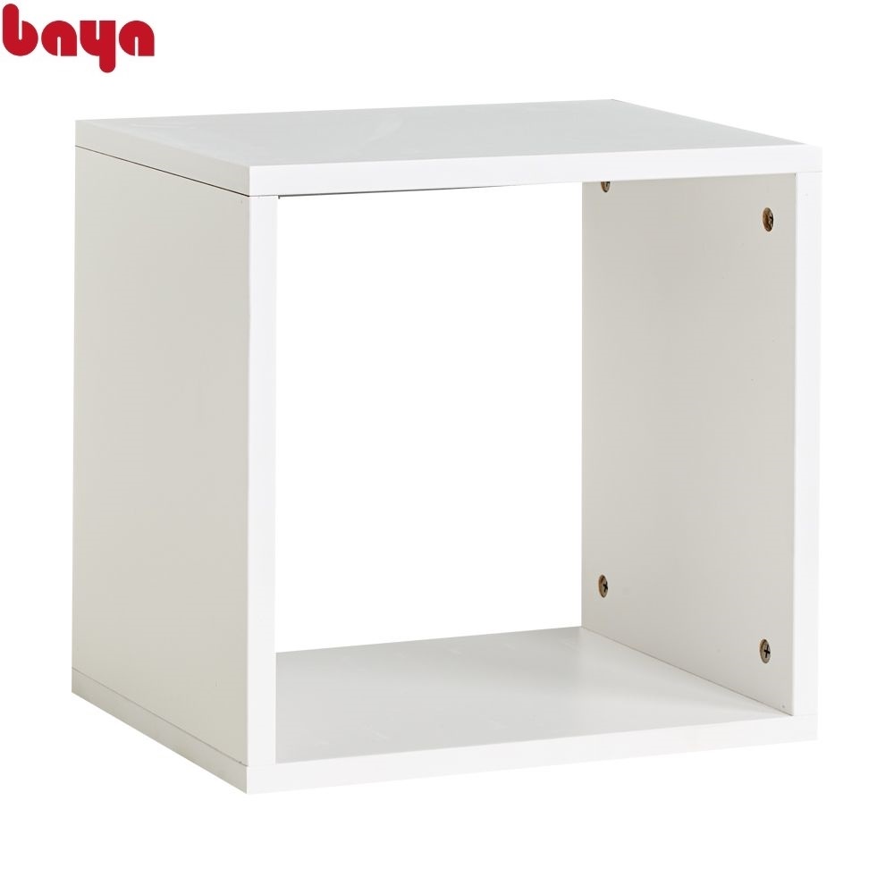 Kệ để sách đa năng tổ ong 1 ô vuông BAYA SUND MFC nhiều màu sắc kích thước D30xW37.1xH37.1